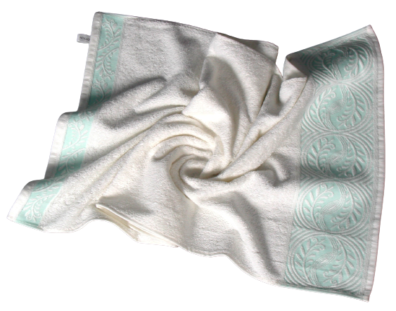 custom made border jacquard promotional bath towels